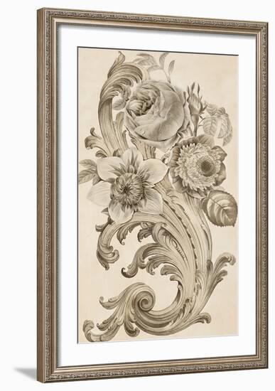 Baroque Blooms-Tania Bello-Framed Giclee Print