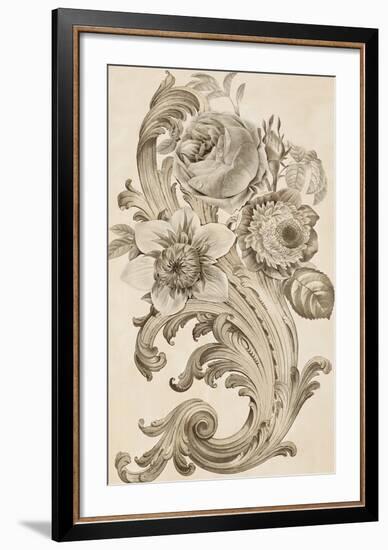 Baroque Blooms-Tania Bello-Framed Giclee Print