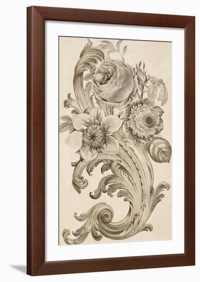 Baroque Blooms-Tania Bello-Framed Giclee Print