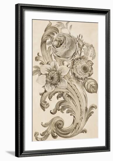 Baroque Blooms-Tania Bello-Framed Giclee Print