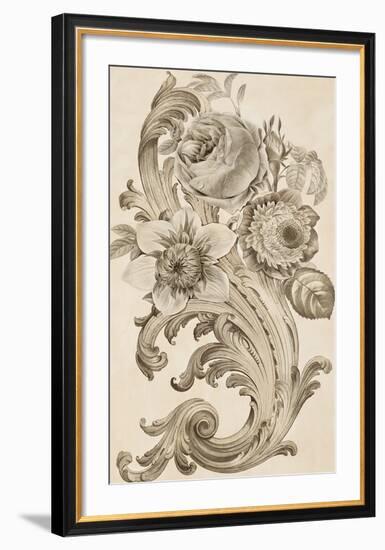 Baroque Blooms-Tania Bello-Framed Giclee Print