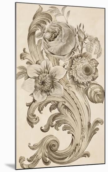 Baroque Blooms-Tania Bello-Mounted Giclee Print