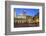 Baroque Fountain and Santa Maria in Trastevere at Night-Stuart Black-Framed Photographic Print