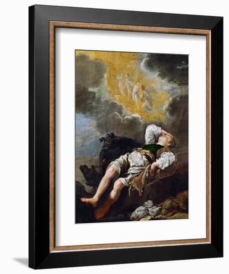 Baroque : Jacob's Dream (L'echelle De Jacob Ou Le Songe De Jacob) Par Fetti, Domenico (1588/90-1623-Domenico Fetti or Feti-Framed Giclee Print