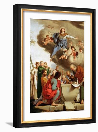 Baroque : L'assomption De La Bienheureuse Vierge Marie - the Assumption of the Blessed Virgin Mary-Laurent de La Hyre-Framed Giclee Print