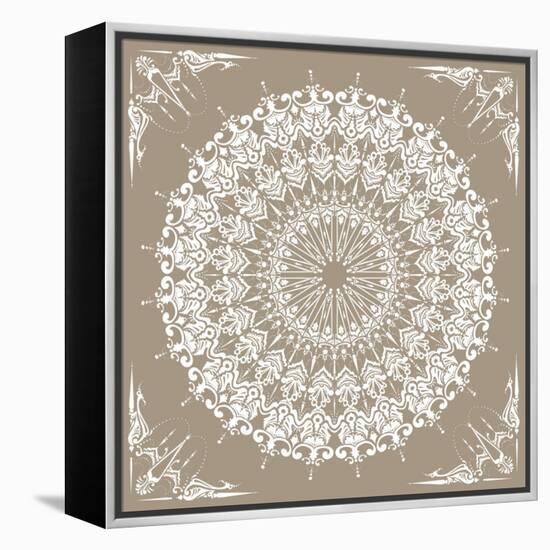 Baroque Mandala-null-Framed Stretched Canvas