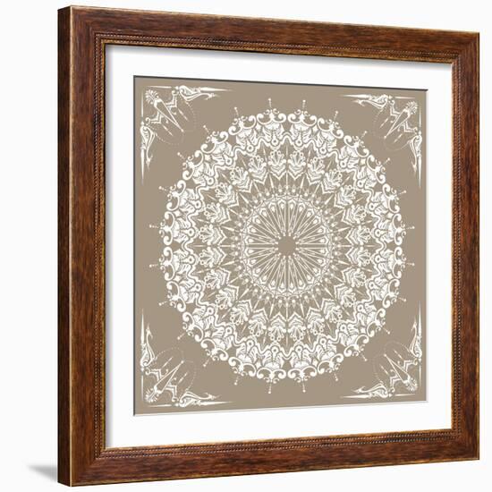 Baroque Mandala-null-Framed Premium Giclee Print