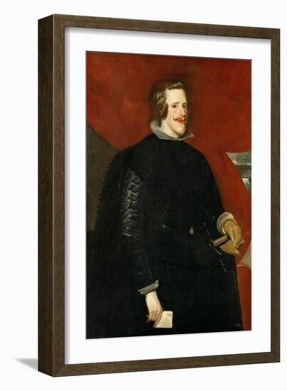 Baroque : Portrait of Philip IV of Spain Par Velazquez, Diego (1599-1660), 1632. Oil on Canvas, 127-Diego Rodriguez de Silva y Velazquez-Framed Giclee Print