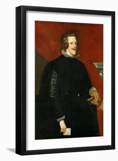 Baroque : Portrait of Philip IV of Spain Par Velazquez, Diego (1599-1660), 1632. Oil on Canvas, 127-Diego Rodriguez de Silva y Velazquez-Framed Giclee Print