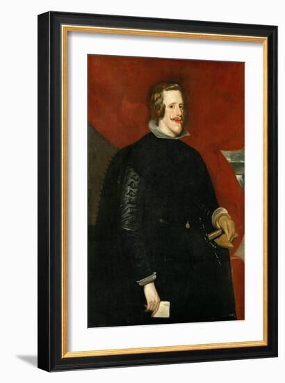 Baroque : Portrait of Philip IV of Spain Par Velazquez, Diego (1599-1660), 1632. Oil on Canvas, 127-Diego Rodriguez de Silva y Velazquez-Framed Giclee Print