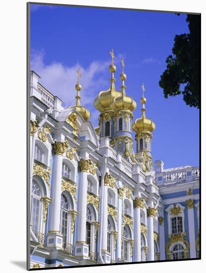 Baroque St. Catherine Palace, Pushkin, Near St. Petersburg, Russia, Europe-Gavin Hellier-Mounted Photographic Print