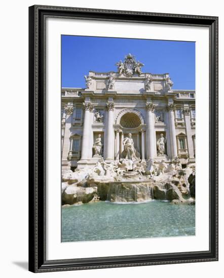 Baroque Style, Trevi Fountain (Fontana Di Trevi), Rome, Lazio, Italy, Europe-Gavin Hellier-Framed Photographic Print