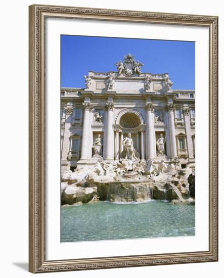 Baroque Style, Trevi Fountain (Fontana Di Trevi), Rome, Lazio, Italy, Europe-Gavin Hellier-Framed Photographic Print