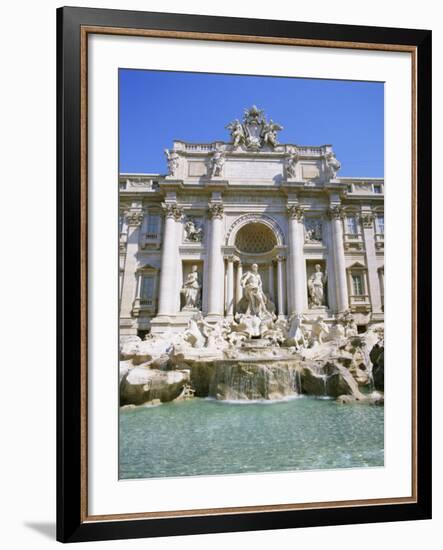 Baroque Style, Trevi Fountain (Fontana Di Trevi), Rome, Lazio, Italy, Europe-Gavin Hellier-Framed Photographic Print