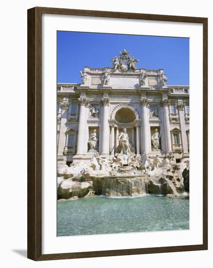Baroque Style, Trevi Fountain (Fontana Di Trevi), Rome, Lazio, Italy, Europe-Gavin Hellier-Framed Photographic Print