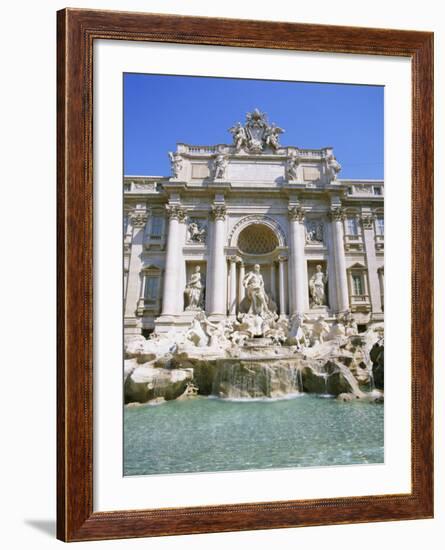 Baroque Style, Trevi Fountain (Fontana Di Trevi), Rome, Lazio, Italy, Europe-Gavin Hellier-Framed Photographic Print