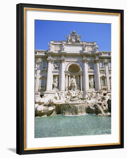 Baroque Style, Trevi Fountain (Fontana Di Trevi), Rome, Lazio, Italy, Europe-Gavin Hellier-Framed Photographic Print