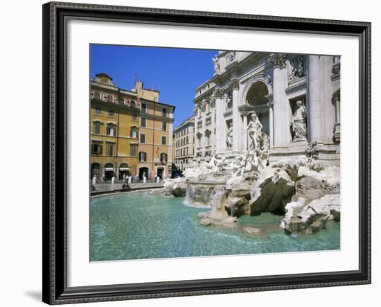 Baroque Style, Trevi Fountain (Fontana Di Trevi), Rome, Lazio, Italy, Europe-Gavin Hellier-Framed Photographic Print