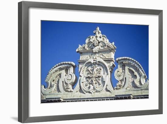 Baroque-Style Tympanum, Basilica of Holy Cross-null-Framed Giclee Print