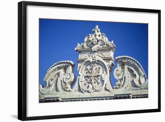 Baroque-Style Tympanum, Basilica of Holy Cross-null-Framed Giclee Print