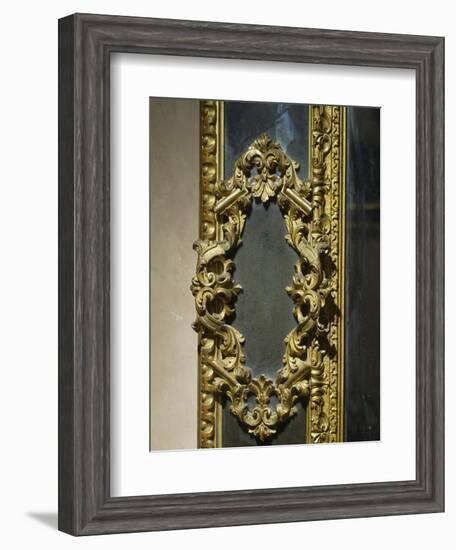 Baroque Style Venetian Mirror, Italy, Late 17th-Early 18th Century, Detail-null-Framed Giclee Print