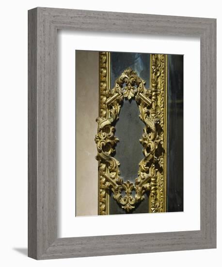 Baroque Style Venetian Mirror, Italy, Late 17th-Early 18th Century, Detail-null-Framed Giclee Print