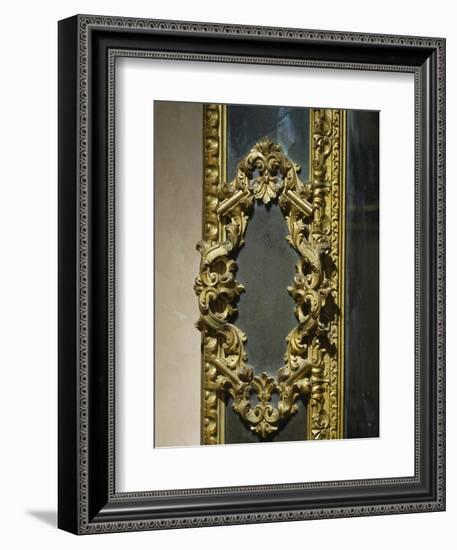 Baroque Style Venetian Mirror, Italy, Late 17th-Early 18th Century, Detail-null-Framed Giclee Print