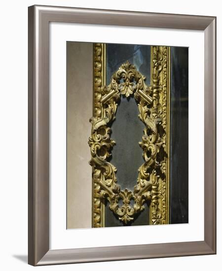 Baroque Style Venetian Mirror, Italy, Late 17th-Early 18th Century, Detail-null-Framed Giclee Print