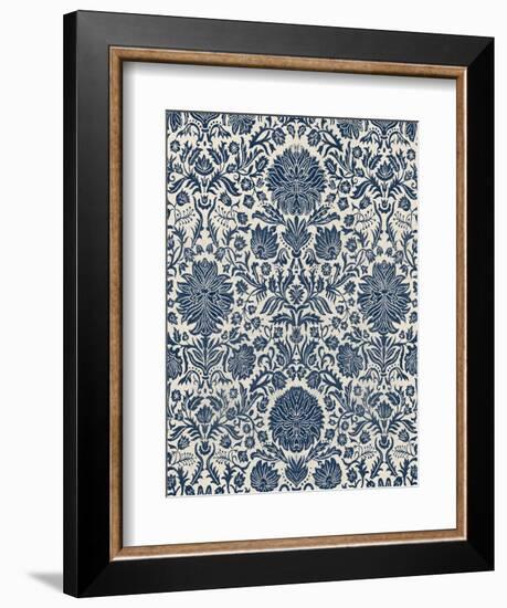 Baroque Tapestry in Navy I-Vision Studio-Framed Premium Giclee Print