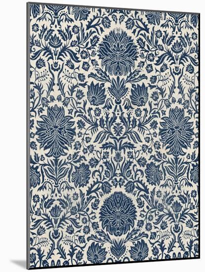 Baroque Tapestry in Navy I-Vision Studio-Mounted Art Print