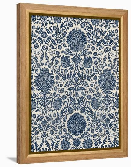 Baroque Tapestry in Navy I-Vision Studio-Framed Stretched Canvas