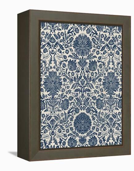 Baroque Tapestry in Navy I-Vision Studio-Framed Stretched Canvas