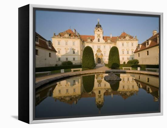 Baroque Valtice Chateau at Sunrise, Valtice, Brnensko Region, Czech Republic, Europe-Richard Nebesky-Framed Premier Image Canvas