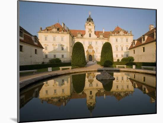 Baroque Valtice Chateau at Sunrise, Valtice, Brnensko Region, Czech Republic, Europe-Richard Nebesky-Mounted Photographic Print
