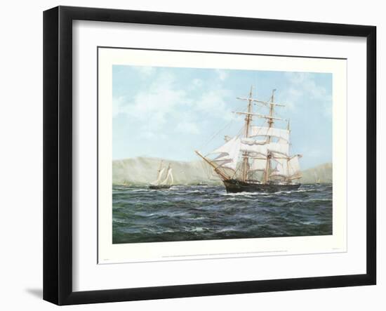 Barque Annie Johnson-Unknown Scott-Framed Art Print