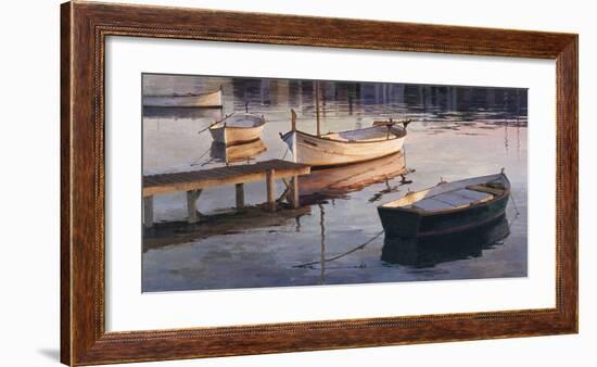 Barques al Port-Poch Romeu-Framed Giclee Print