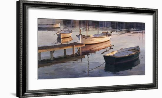 Barques al Port-Poch Romeu-Framed Giclee Print