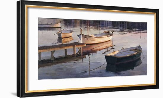 Barques al Port-Poch Romeu-Framed Giclee Print