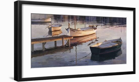 Barques al Port-Poch Romeu-Framed Giclee Print