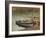 Barques au port (dos du tableau bouquet de bleuets)-Henri Martin-Framed Giclee Print