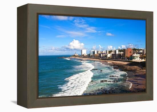 Barra Beach in the Beautiful City of Salvador in Bahia State Brazil-OSTILL-Framed Premier Image Canvas