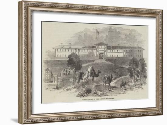 Barrack at Kutaya in Which M Kossuth Was Imprisoned-null-Framed Giclee Print