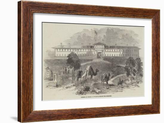 Barrack at Kutaya in Which M Kossuth Was Imprisoned-null-Framed Giclee Print