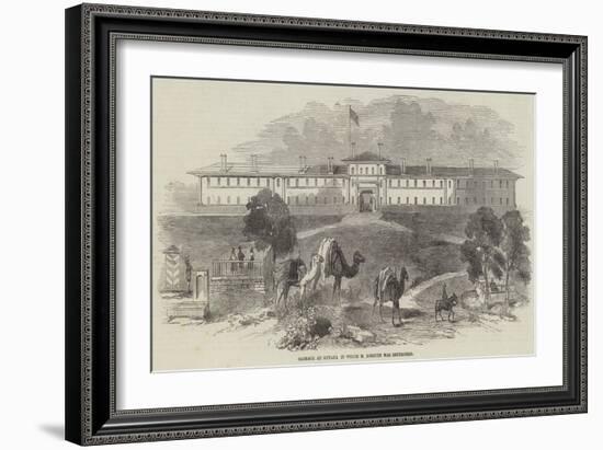 Barrack at Kutaya in Which M Kossuth Was Imprisoned-null-Framed Giclee Print