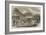 Barracks for British Troops in Course of Erection at Yokohama-null-Framed Giclee Print