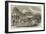 Barracks for British Troops in Course of Erection at Yokohama-null-Framed Giclee Print