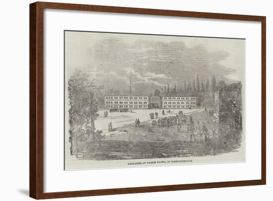 Barracks of Cassim Pacha, in Constantinople-null-Framed Giclee Print