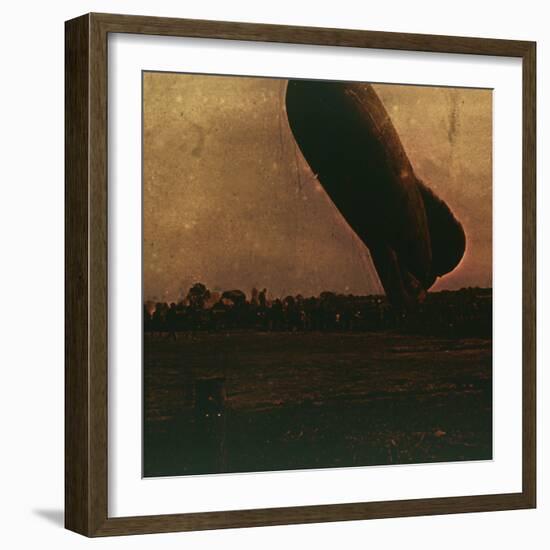 Barrage balloon, c1914-c1918-Unknown-Framed Photographic Print