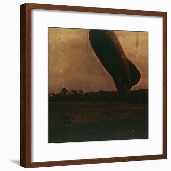 Barrage balloon, c1914-c1918-Unknown-Framed Photographic Print