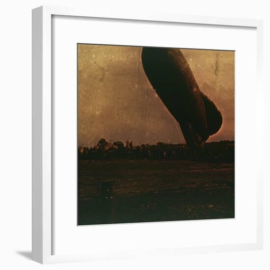 Barrage balloon, c1914-c1918-Unknown-Framed Photographic Print